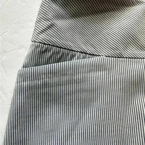 S.C. & Co. Activewear Skort Pale Blue Striped Pockets Side Splits Women’s XL - Picture 2 of 8